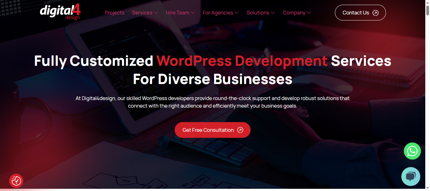 Digital4design | Top WordPress Development Company