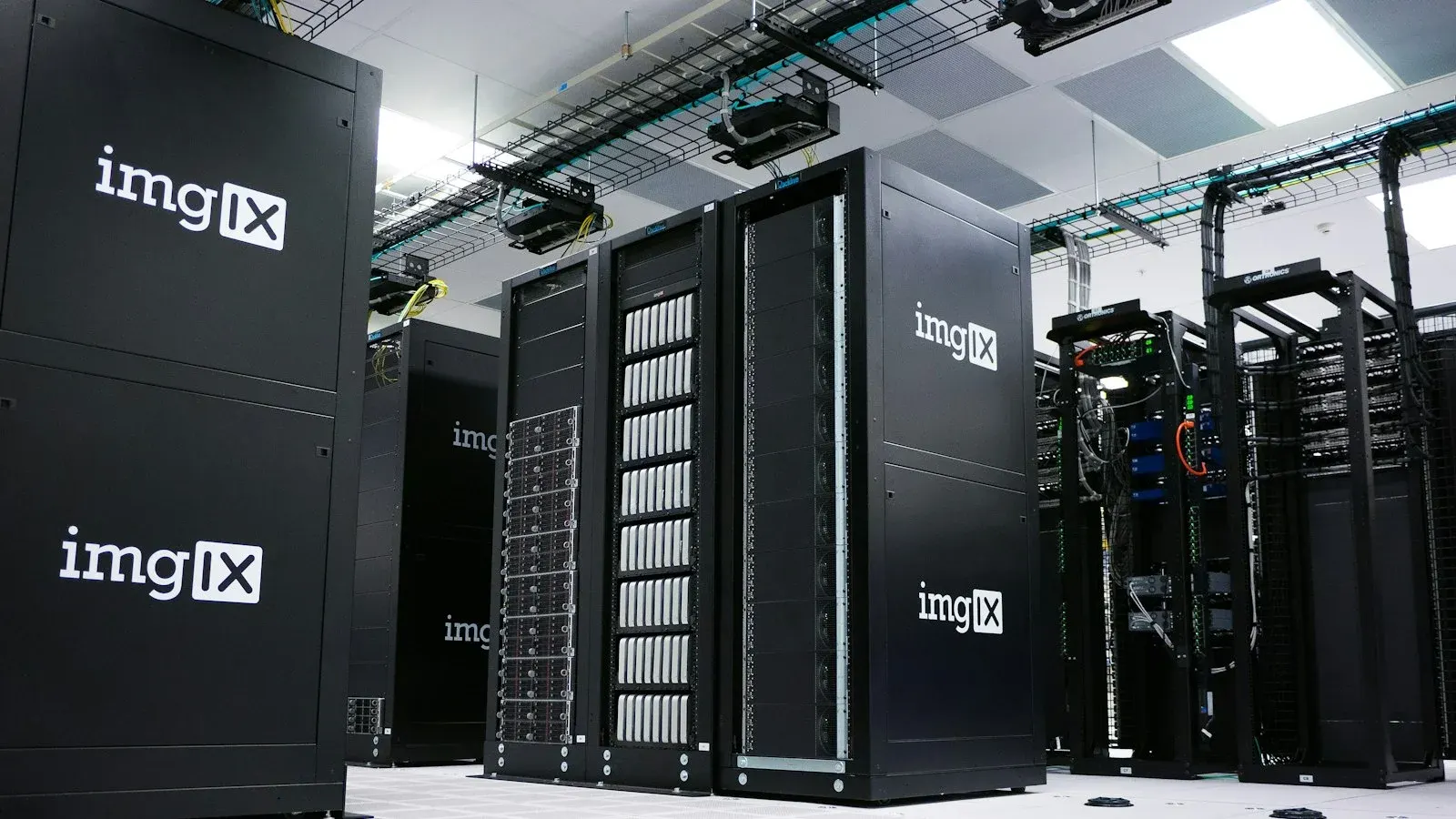 Data centre server racks for WordPress hosting