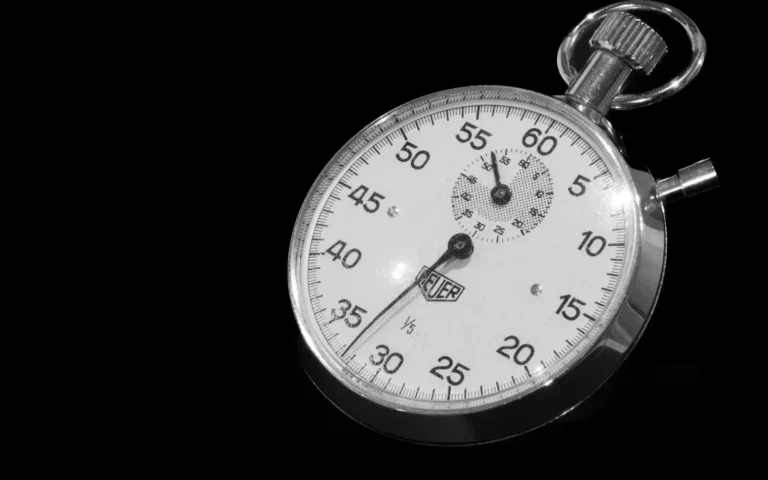 Stopwatch representing fast WordPress page speed